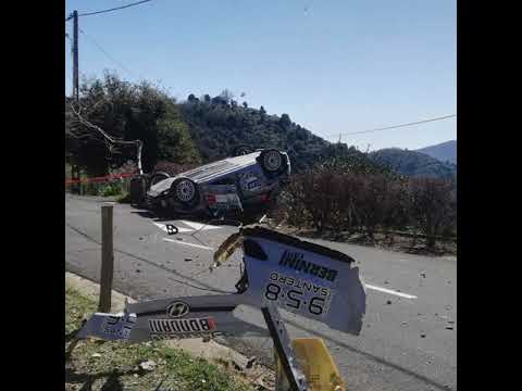 Tour de Corse 2019 crash 47Nucita Hyundai i20