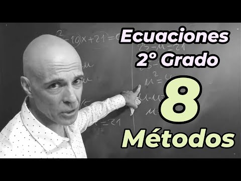 RESOLUCIÓN DE ECUACIONES DE 2 GRADO. LOS 8 MÉTODOS.
