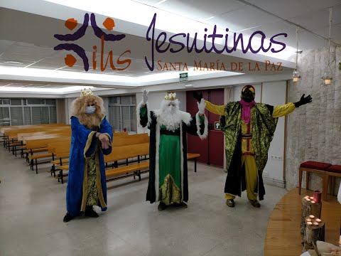 Visita de los Reyes Magos a nuestro colegio - Navidad 2020