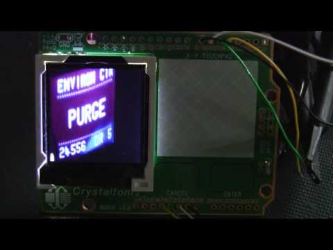 128x128 LCD streaming video via SPI interface