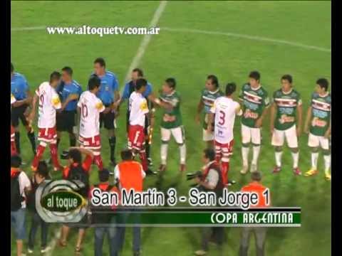 SAN MARTIN ELIMINO A SAN JORGE DE LA COPA