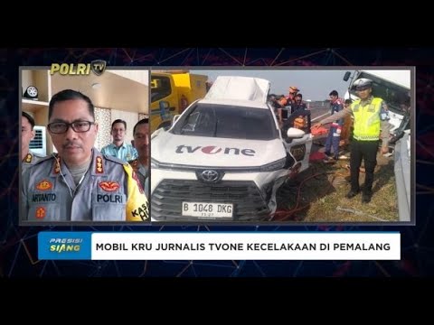 LIVE - KABID HUMAS POLDA JATENG LAKA LANTAS MOBIL KRU TVONE