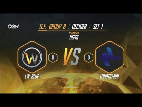 LW Blue vs Lunatic-Hai (Part 1) | OGN OW APEX Season 3 [Group B Q.F. Deciders]