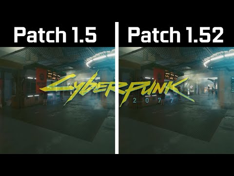 Cyberpunk 2077 - Patch 1.5 vs Patch 1.52 - FPS Test