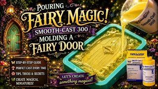 Mold & Casting! Making a mess with SmoothOn Moldstar15slow & Soothcast320 || Mold Making Fairy Door