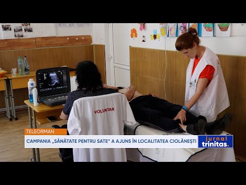 Campania „Sănătate pentru sateˮ a ajuns în localitatea Ciolănești, județul Teleorman