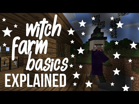 NiclasBlocko's Minecraft - Simple Witch Farm Explanation - Minecraft