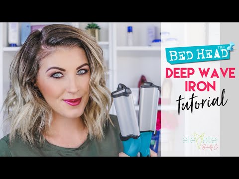 BEACHY WAVES 🌊 Bed Head Wave Artist | Deep Hair Waver Iron (Beach Curls How To Tutorial Demo)