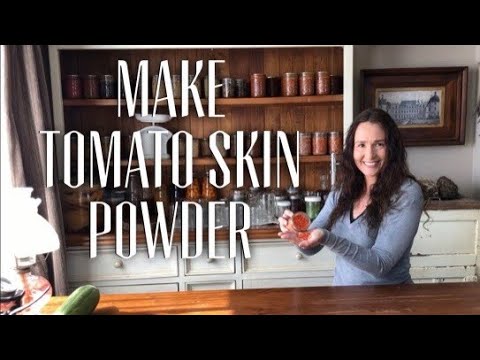 EASY TOMATO POWDER - HOW TO MAKE TOMATO SKIN POWDER - Easy way to peel a tomato
