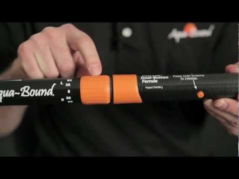 Aqua Bound Whiskey Fiberglass Straight Shaft Posi-Lok 4-Piece Kayak Paddle video poster