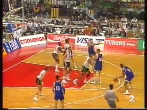 1991/92.- Montigalá Joventut Vs. Estudiantes Caja Postal (Final4 Euroliga - Semifinal)