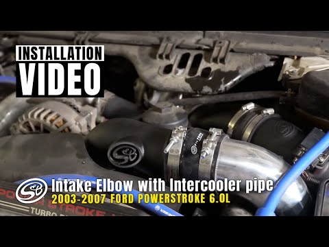 S&B Intake Elbow with Intercooler Pipe for 03-07 Ford Powerstroke 6.0L