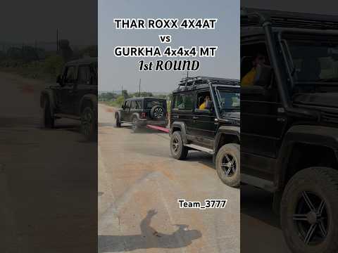 Thumbnail for THAR ROXX 4x4 vs FORCE GURKHA Tug of war | 1st Time in Youtube | 🤦 #thar Roxx #3777 @imrahul3777 by Force Gurkha