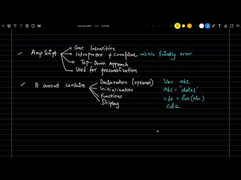 AMPscript | Introduction, Basic Programs | SFMC - SalesForce Marketing Cloud | PART 1/2