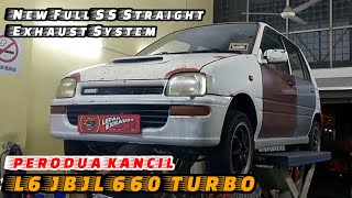 Download lagu New Full SS Straight Exhaust System | PERODUA KANCIL L6 JBJL 660 TURBO mp3