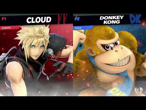 Smash It Up Winners Semis - Gibbles (Donkey Kong) Vs. Caius (Cloud) SSBU Ultimate Tournament
