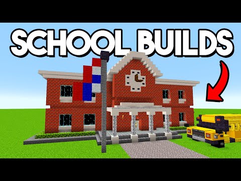 Minecraft: 20+ School Build Hacks & Ideas!