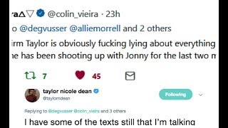 Taylor Nicole Dean Exposes her Heroin Addiction