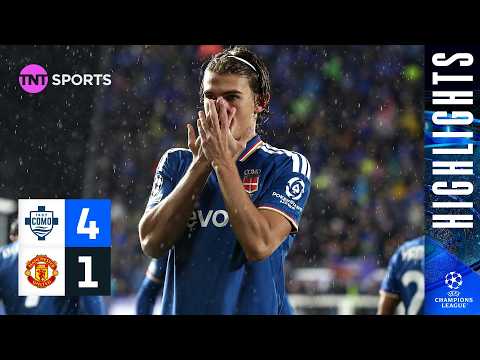 Nico Paz Destroys United! 🔥 | Como 4-1 Man United | UEFA Champions League Highlights