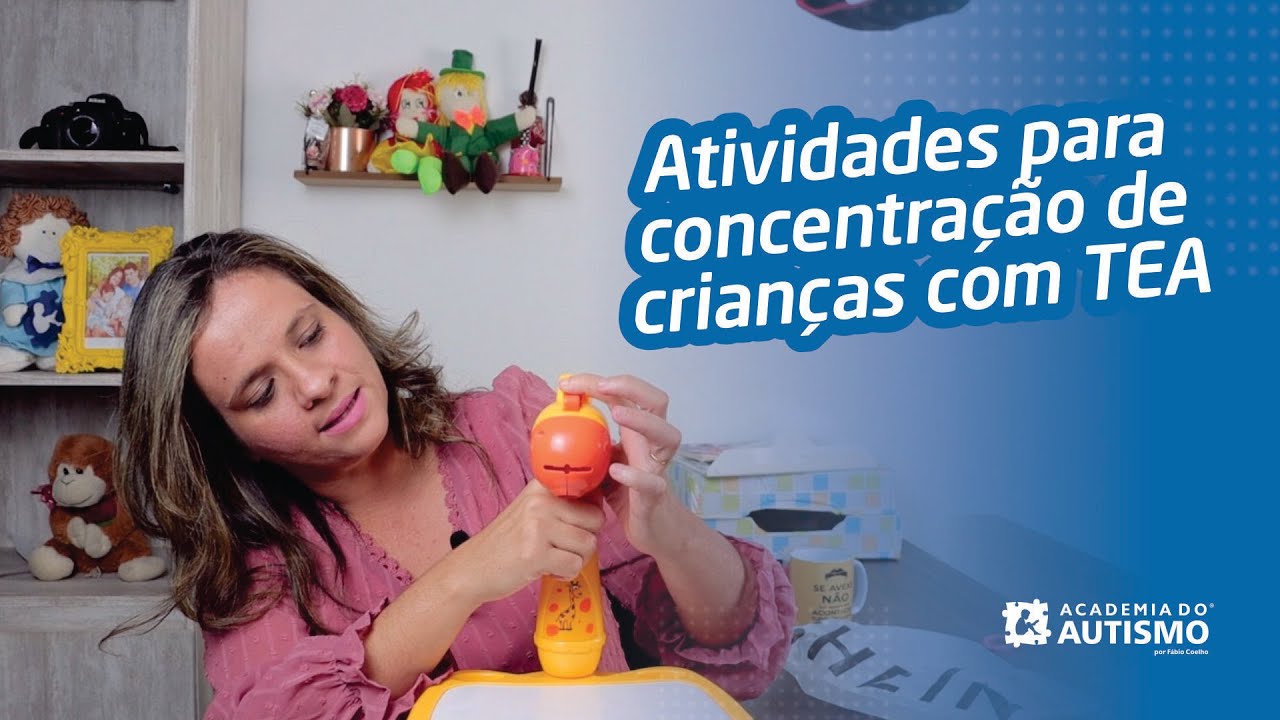 Atividades para a concentração de crianças com TEA