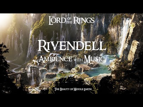 Lord Of The Rings | Rivendell | Ambience & Music | 3 Hours | Studying, Relaxing, ASMR