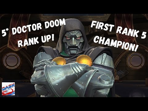 MCOC: 5* DOCTOR DOOM Rank Up! - First Rank 5 Champion!