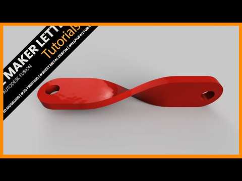 Crea formas complejas en Fusion: Soporte retorcido con bocetos 3D