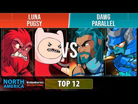 Luna & Pugsy VS dwag & Parallel - Top 12 - NA - Brawlhalla SteelSeries Invitational 2022