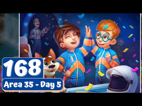 Gardenscapes - Part 168 - Area 35 - Day 5 - Gameplay