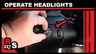 How to Operate Headlights (2010-2014 Mustang)
