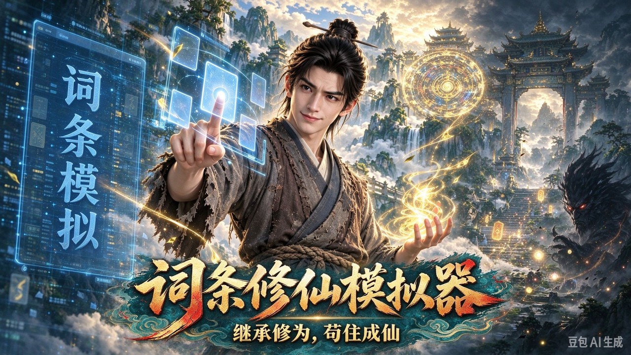 穿越修仙界開局差點餓死🔥覺醒詞條模擬器！推演各類修仙詞條，模擬結束直接繼承全部修為！主打低調?