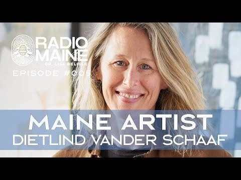 Radio Maine: Encaustic Artist and Instructor Dietlind Vander Schaaf Talks About Her Career and Inspirations
