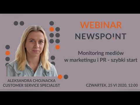 Monitoring mediów w marketingu i PR – Webinar Newspoint