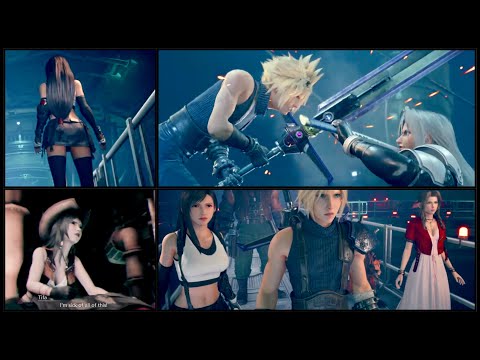 SEXY TIFA, CLOUD, AND SEPHIROTH GOT A TOUCHING REUNION FINAL FANTASY VII REMAKE