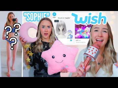 I Typed My NAME Into WISH & Bought Whatever Came Up! This Is What Happened...