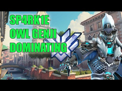 SP4RK1E SHOWING HIS OWL GENJI SKILLS - TOP 500 OVERWATCH