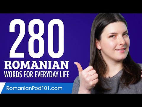 280 Romanian Words for Everyday Life - Basic Vocabulary #14