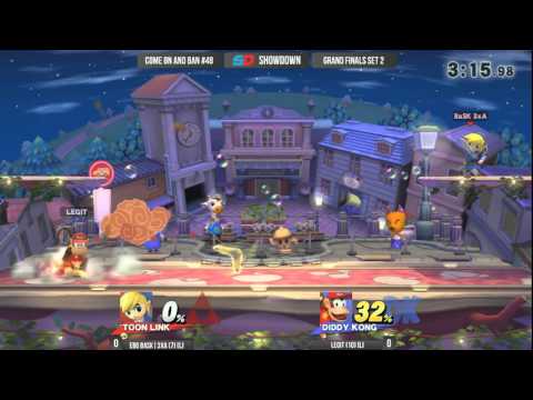 Come on and Ban #48 - Grand Finals: EBG BaSK|3xA (Toon Link) vs Legit (Diddy Kong)