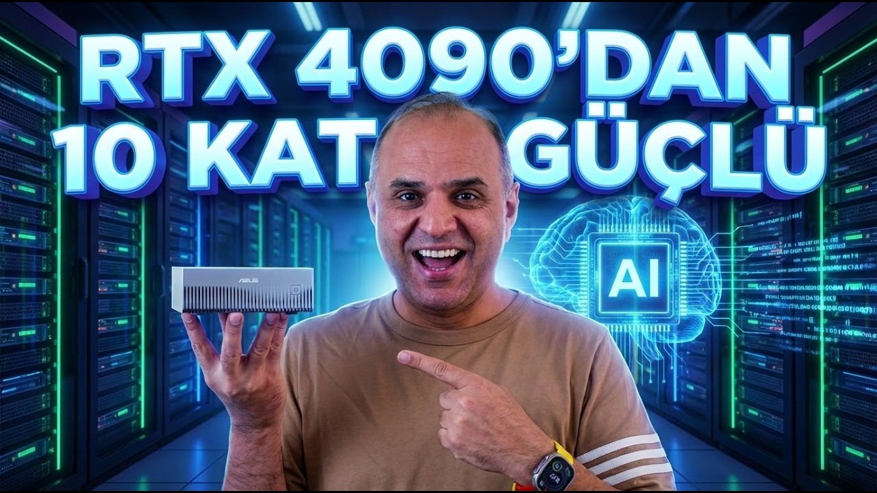 15cm'lik Canavar: 120 Milyar Parametreli Model Lokalde Çalıştı! 🚀 (Asus Ascent GX10)