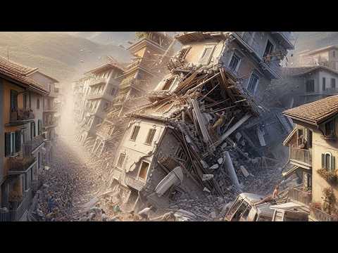 Powerful earthquake! People flee! India in shock