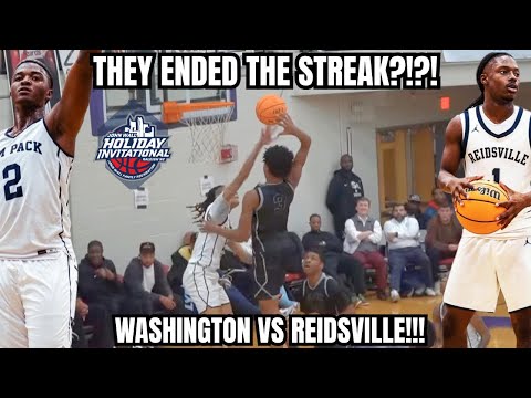 WASHINGTON VS REIDSVILLE!!! JOHN WALL HOLIDAY INVITATIONAL!!!