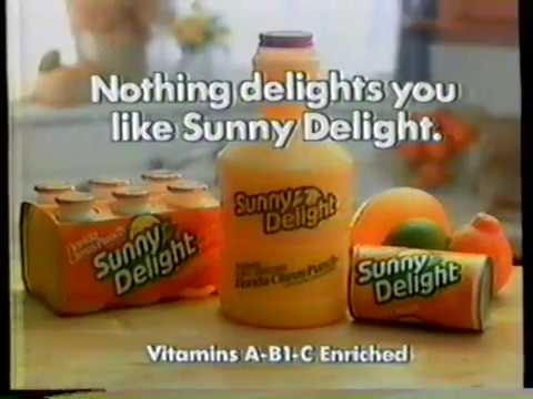 1986 Sunny Delight TV Commercial