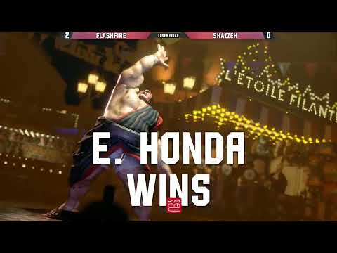 Flashfire (Zangief) vs Shazzeh (E.Honda) Losers Final Map mixup monthly SF6 tournament
