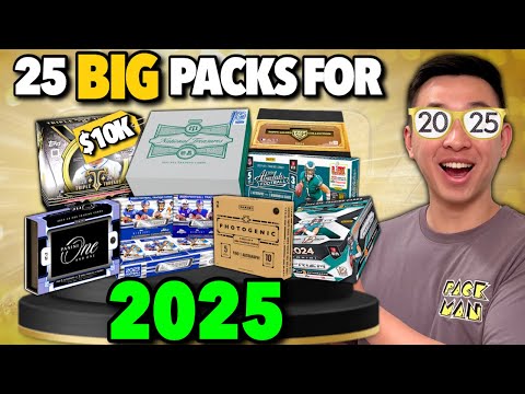OPENING 25 BIG PACKS WORTH $10,000 TO CELEBRATE 2025 (CRAZY HITS)! 😱🔥