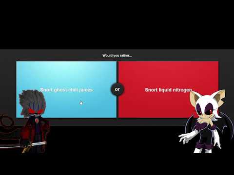 Rouge.exe vs Devil Raziel - Would You Rather? (featuring Devil Rouge)