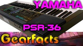 Video thumbnail for Yamaha PSR-36: Like a DX-7 but more FUN by Gearfacts