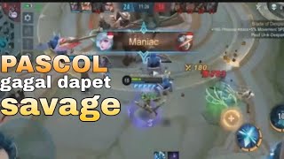 PASCOL GAGAL DAPET SAVAGE