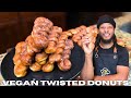 I Made Vegan Glazed Twisted Donuts And They Turned Out Insane