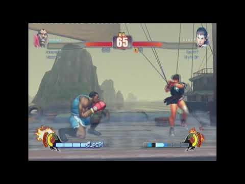 SF4 G1 match 19 - Kazurk7(Sakura) v (Balrog)
