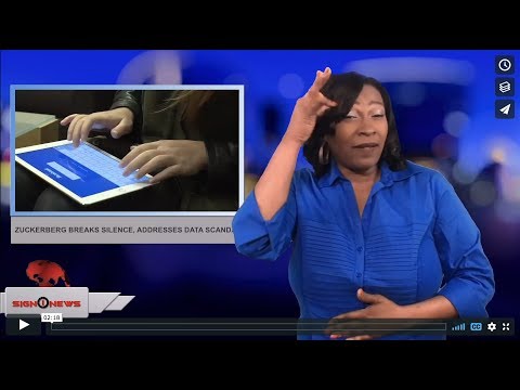 Zuckerberg breaks silence, addresses data scandal (ASL - 3.21.18)